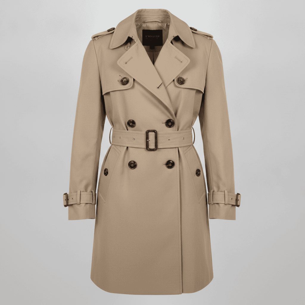 Trench-Coat Beige Classique - Beige