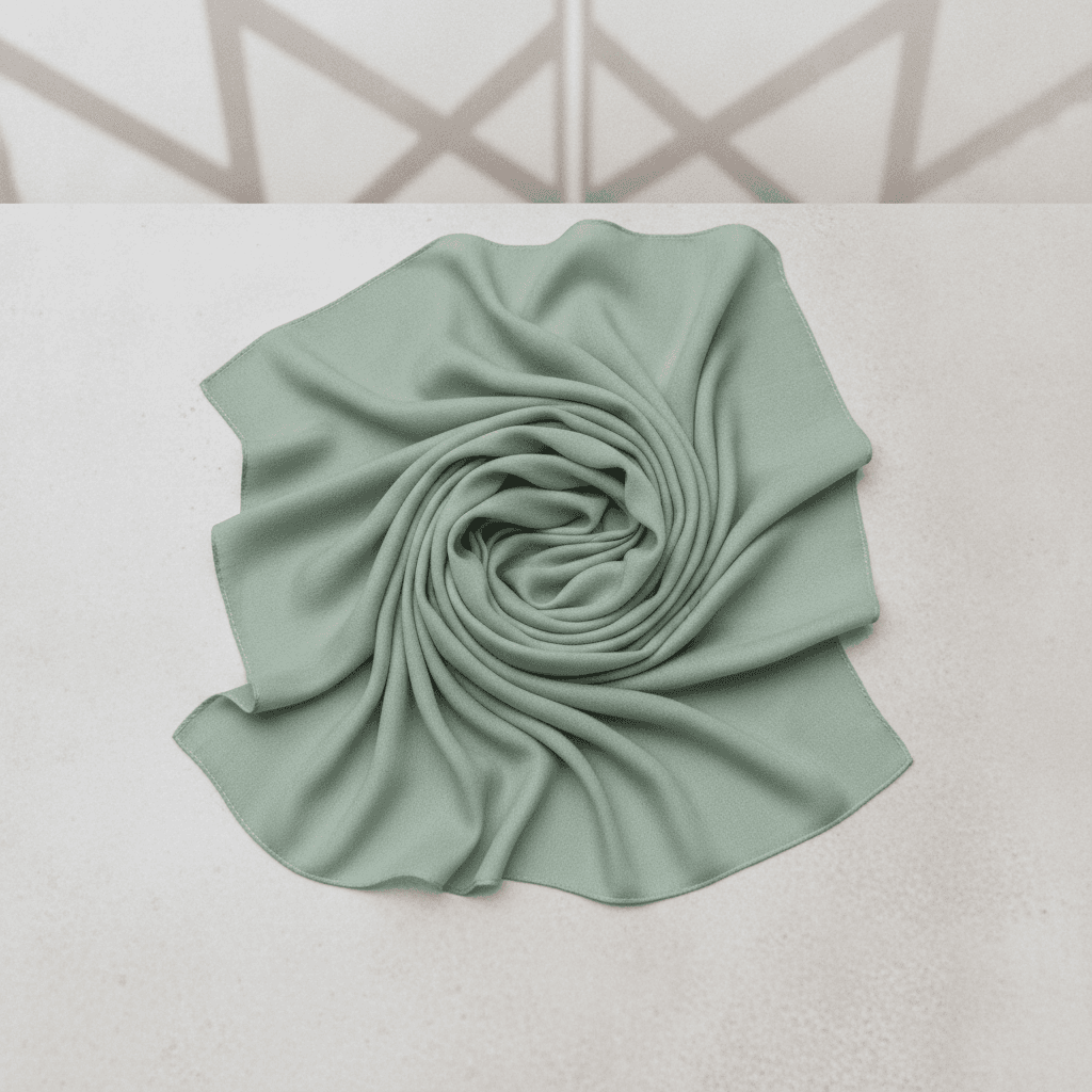 Écharpe Douce en Viscose - Vert sauge