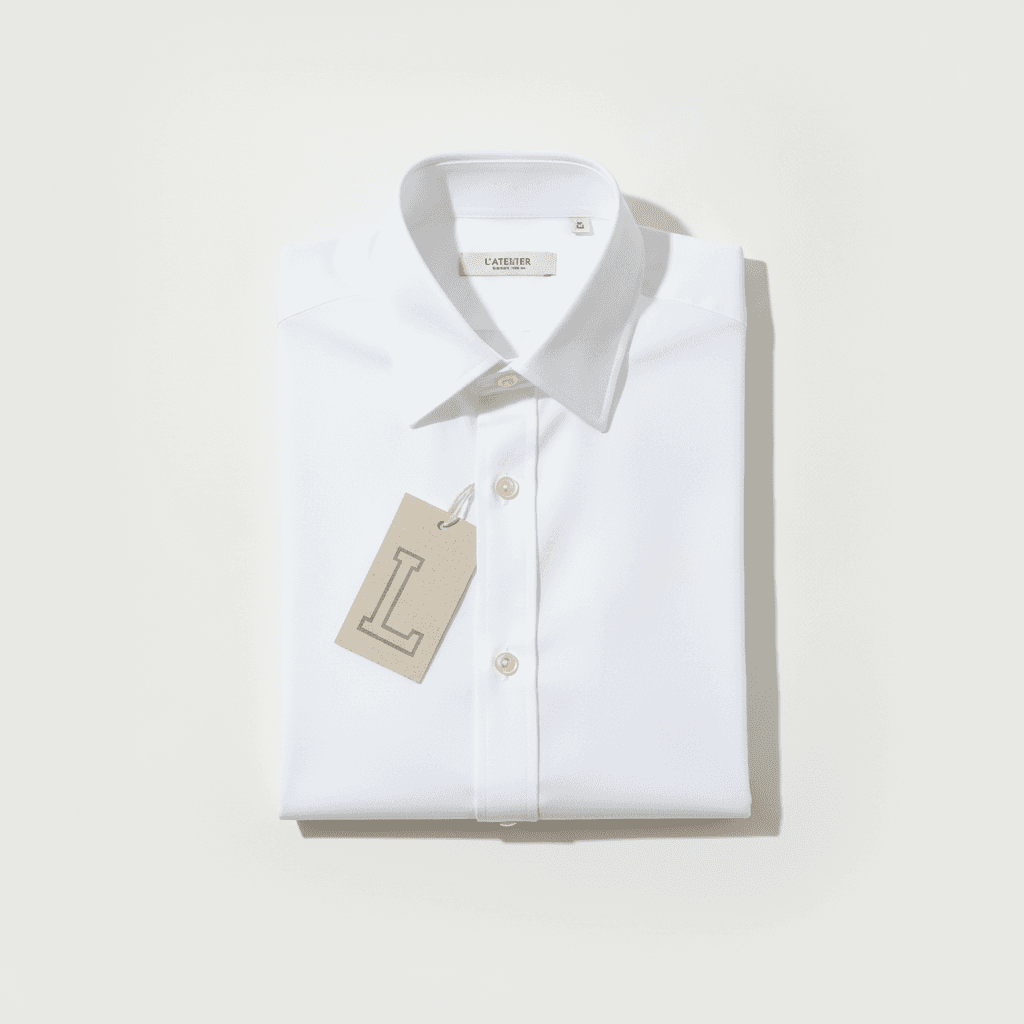 Chemise en Popeline de Coton - Blanc