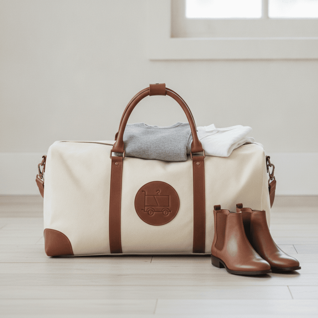 Sac Polochon de Voyage - Beige
